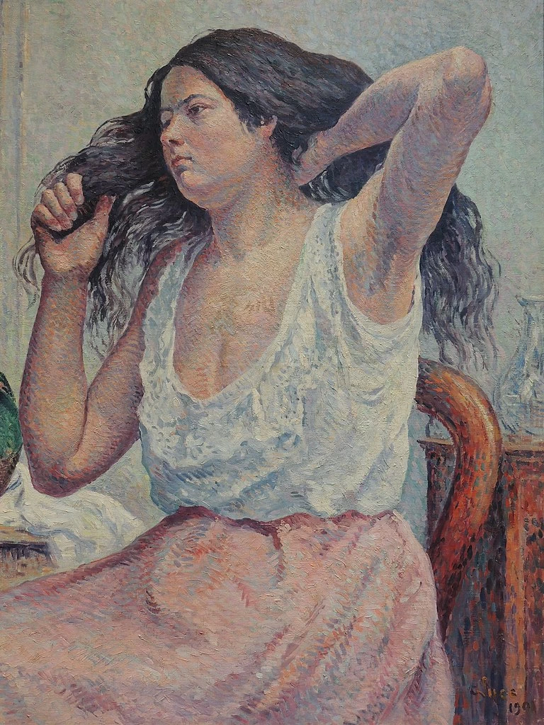 La signora Bouin al suo bagno